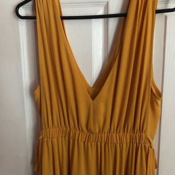 BCBGMaxazria Golden Glow Handkerchief Dress - Picture 4 of 6